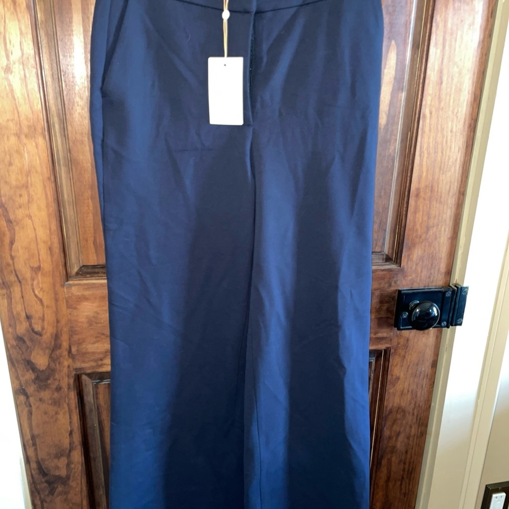 Quince Dress Trouser Leg High Rise, Wide Leg Stretch 6/28” NWT